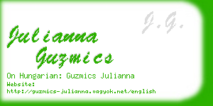 julianna guzmics business card